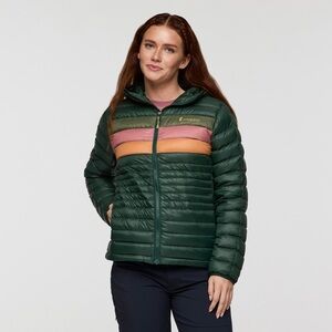 NWT Cotopaxi Green Fuego Down Hooded Puffer Jacket Size Small Quilted Packable